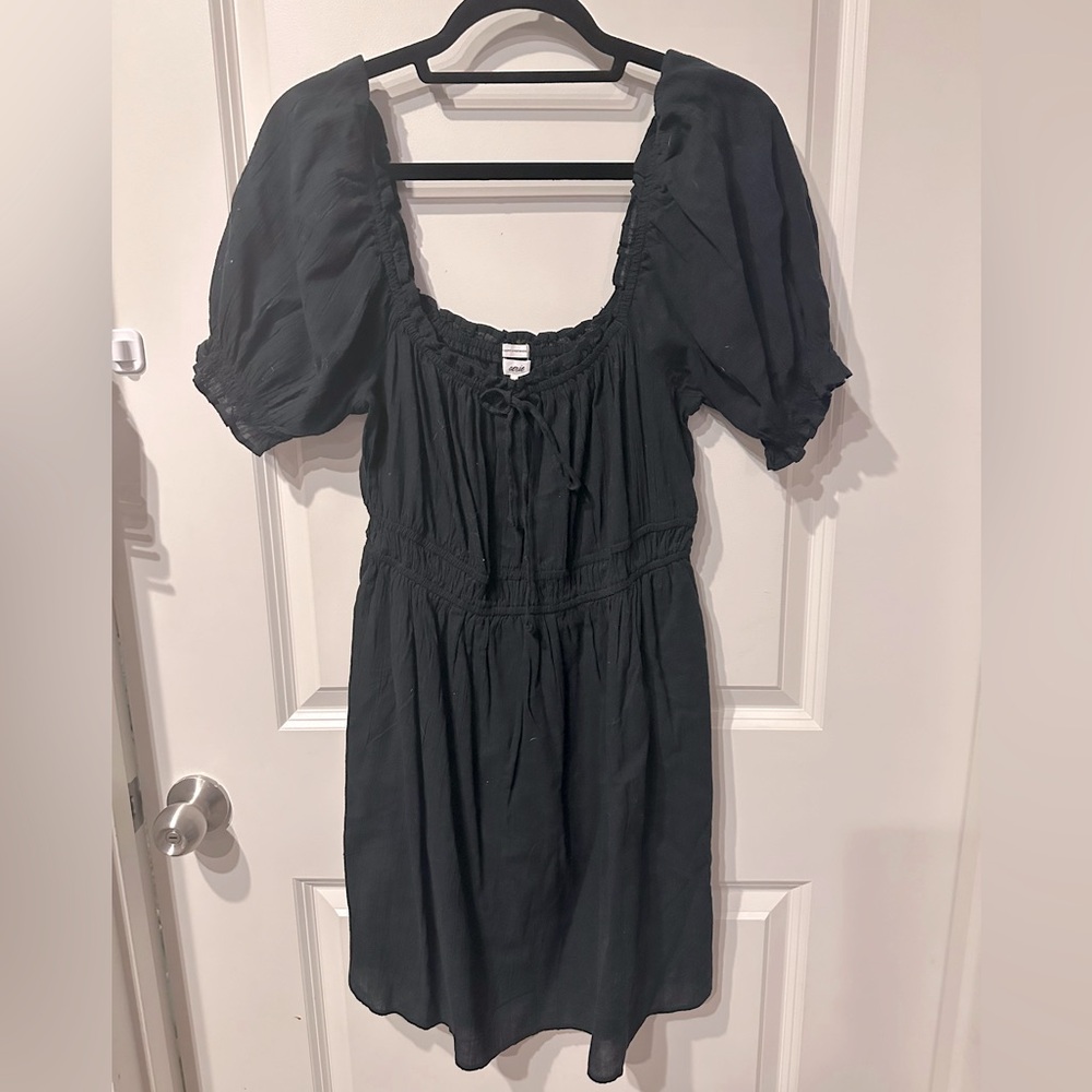 Aerie Puff Sleeve Mini Dress - Size Large - Excellent Condition